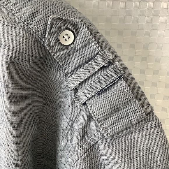 PD&C Paper Denim & Cloth Mens Blue Short Sleeve Button Up Shirt 2X - Picture 4 of 12